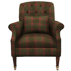 Tetrad Harris Tweed Flynn Armchair Forest Check